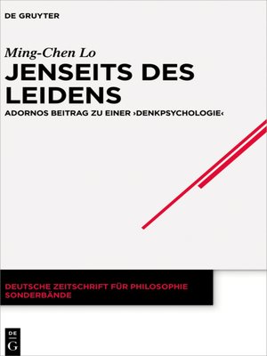 cover image of Jenseits des Leidens